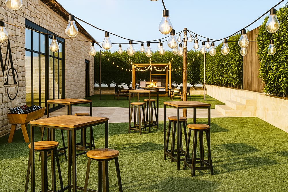 Une terrasse de 300m²