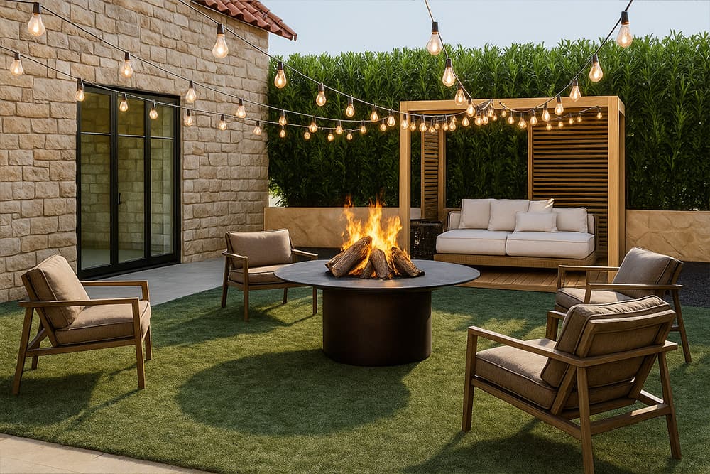 Une détente près du feu